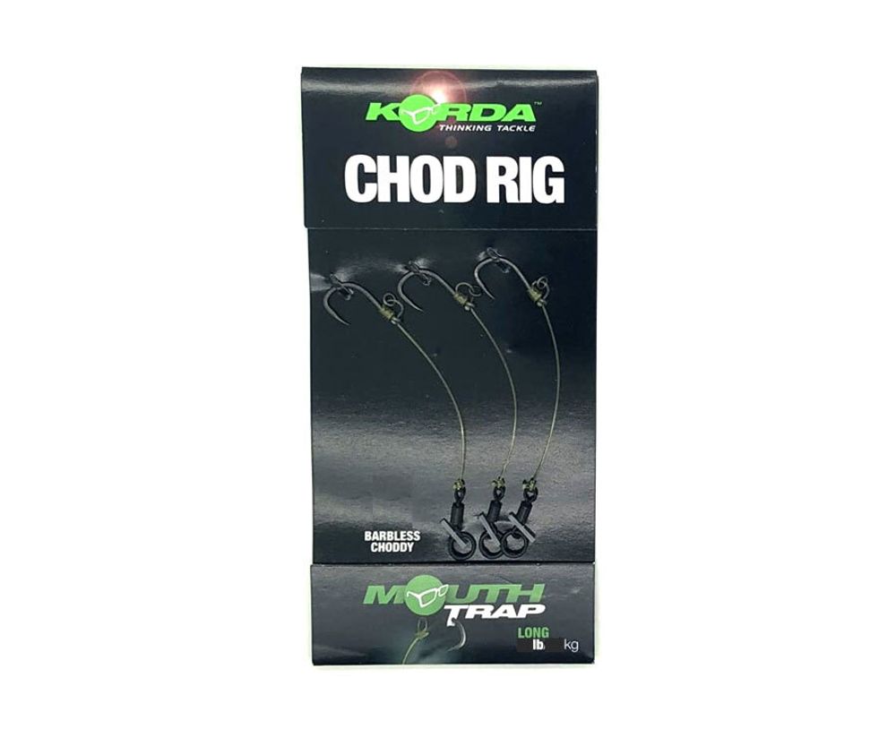 KORDA Поводок готовый Chod Rig Long Barbless 2.5см №10 3шт безбородый