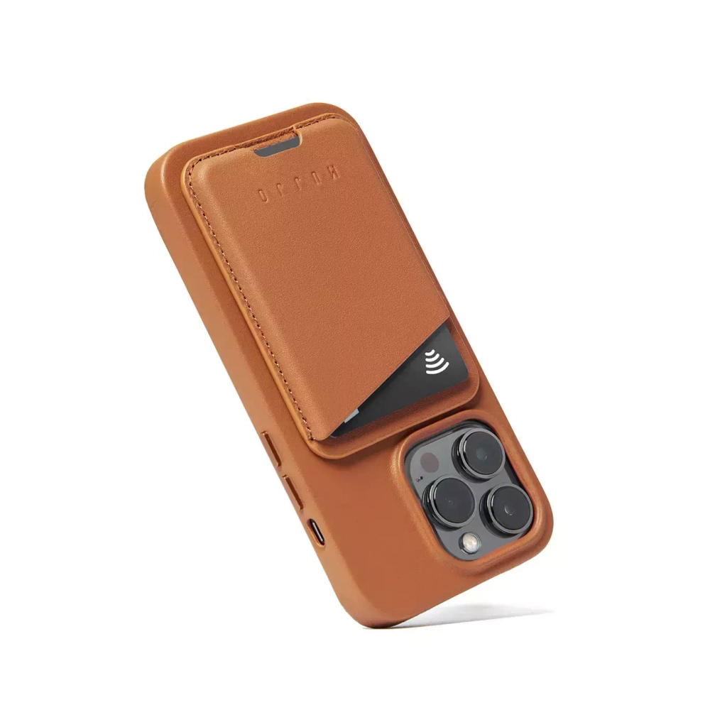 Магнитный картхолдер для iPhone Mujjo Magnetic Wallet