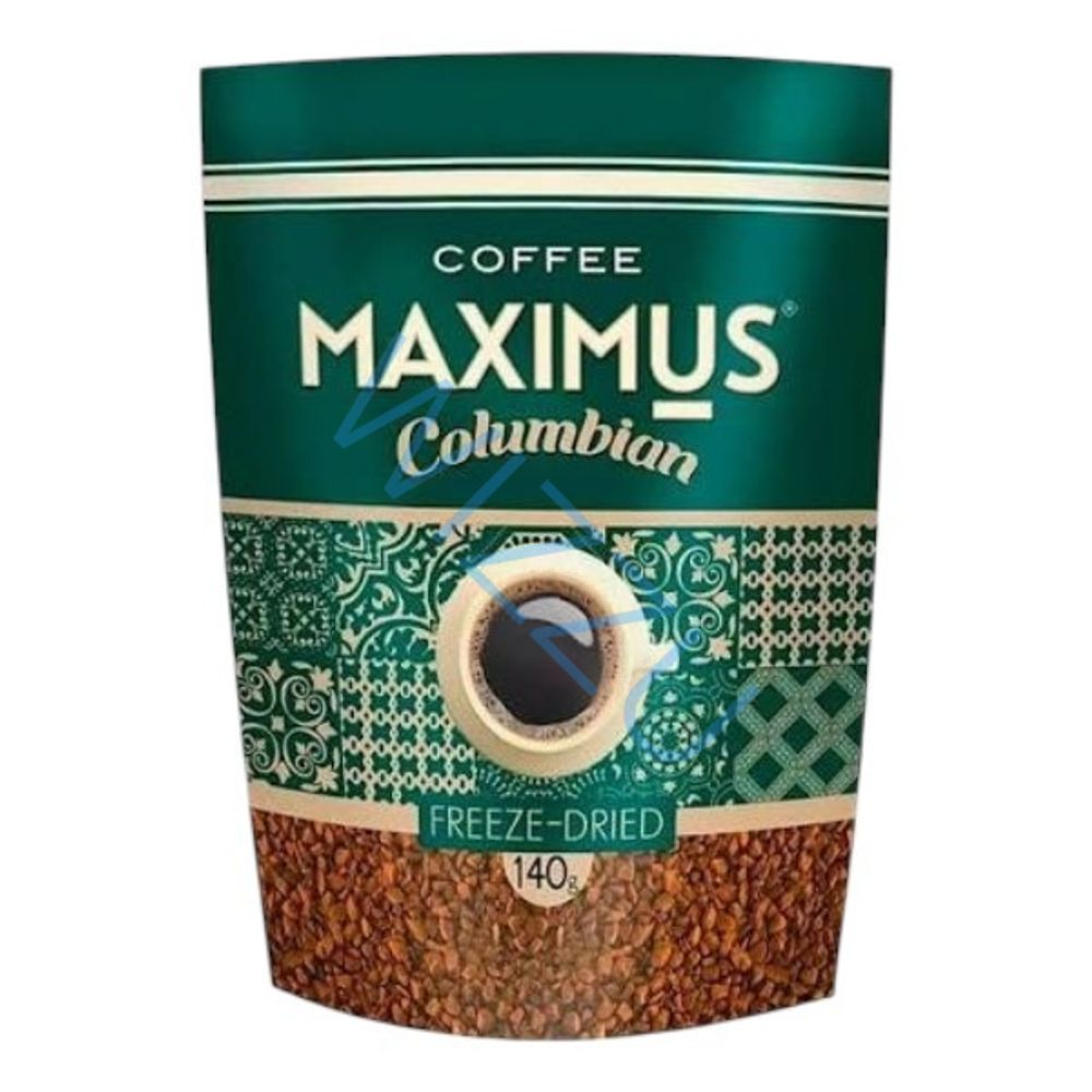 Натуральный растворимый сублимированный кофе Columbian TM Maximus 140г м/у 1*30шт.