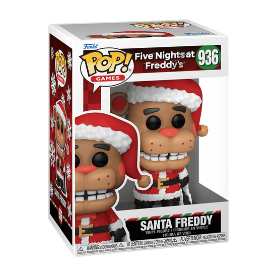 Funko POP! Games FNAF Holiday Santa Freddy Fazbear — упаковка