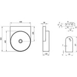 Раковина Ravak Yard 40 XJX0D040000 Черная матовая