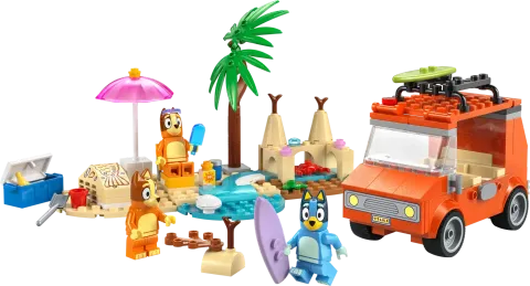 Конструктор LEGO Bluey 11202 Пляж Блуи и семейная поездка на автомобиле