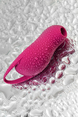 Вакуум-волновой стимулятор клитора с вибрацией Satisfyer Pocket Pro 1, силикон, бордовый, 13,9 см