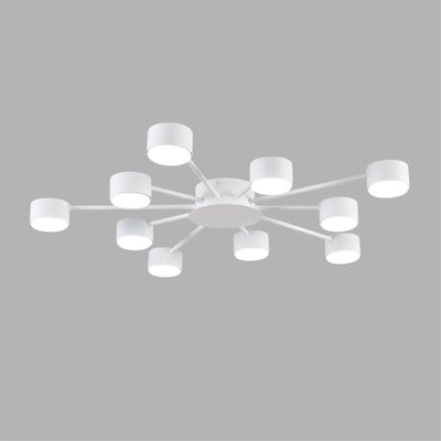 8343/10C COMFI LN26 252 белый, металл Люстра GX53 LED 10*7W 220V TORINA