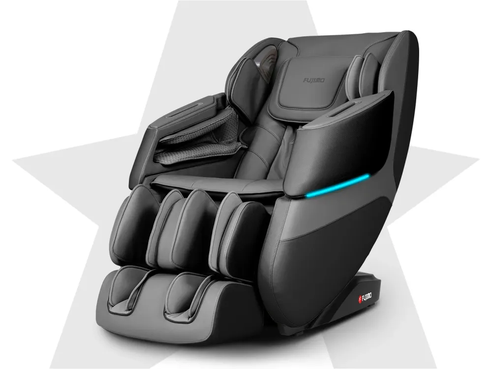 Просторное массажное кресло FUJIMO 氣 DISCOVERY 3D XL Серый