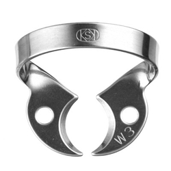 Кламп коффердам №W3 для моляров KSK (Dentech, Япония). Купить на kofferdam.pro