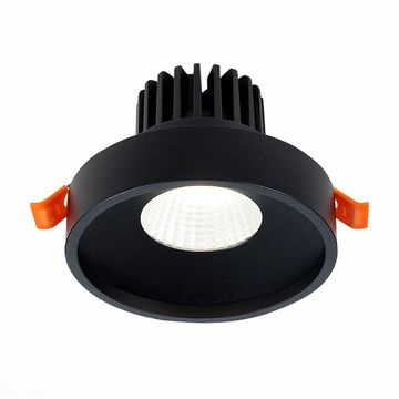 Встраиваемый светодиодный светильник LED 10W 3000K ST751.438.10 чёрный ST-Luce