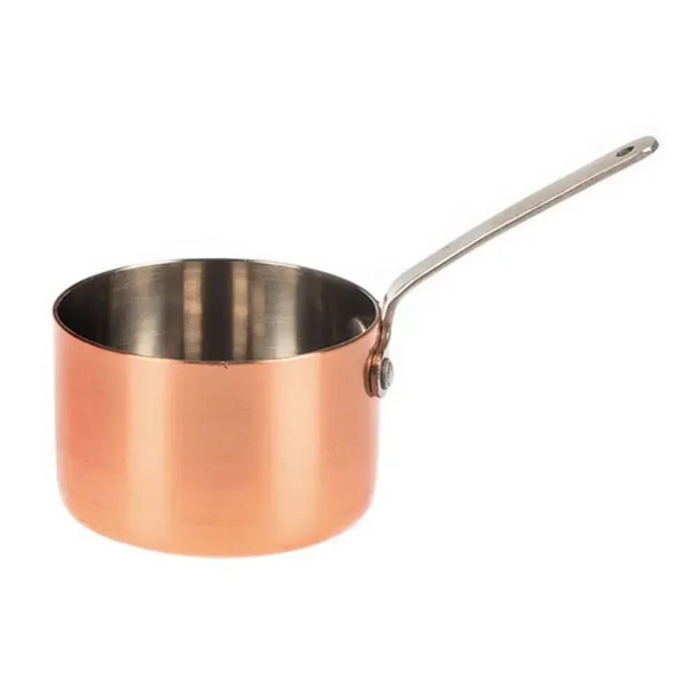 Соусник 60 мл d 5 см h3 см круглый с ручкой Copper нерж. с медным напылением P.L. Proff Cuisine