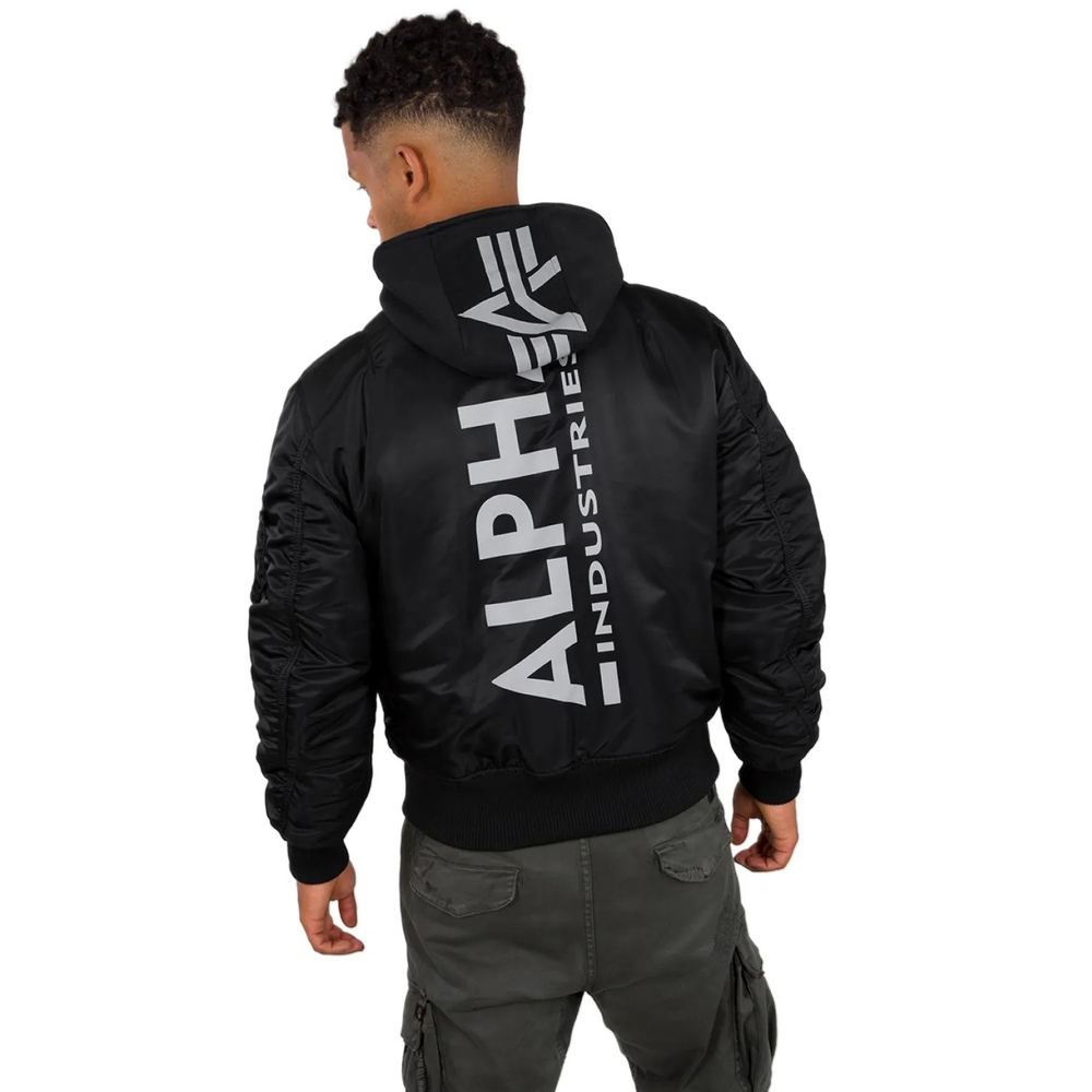 Куртка утепленная мужская ALPHA INDUSTRIES MA-1 ZH Back Print