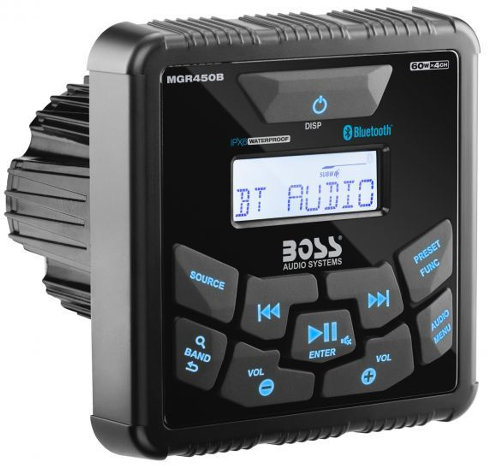 Влагозащищенный Медиаресивер Marine MGR450B, 60 Вт х4