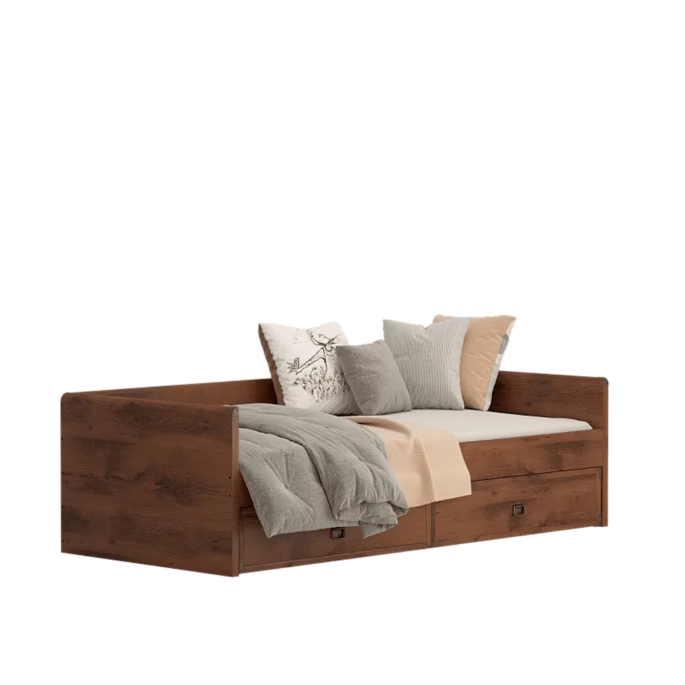 Кровать Индиана JLOZ1S/90 дуб саттер