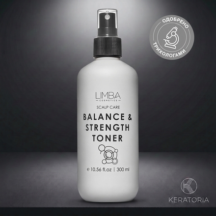 Тоник Limba Cosmetics Balance & Strength Toner против перхоти и шелушений 300 мл