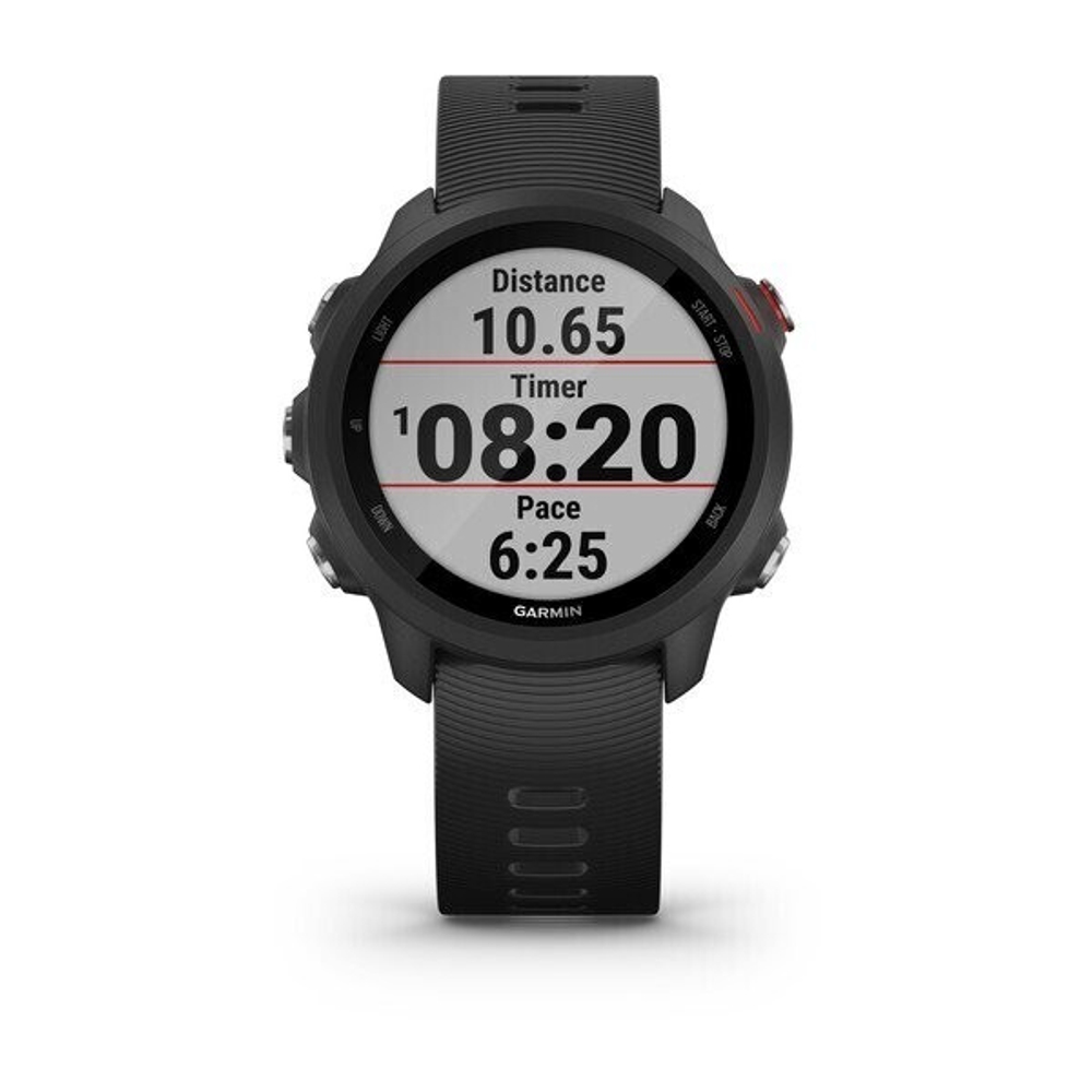 Умные часы Garmin Forerunner 245 Music черные с черным ремешком