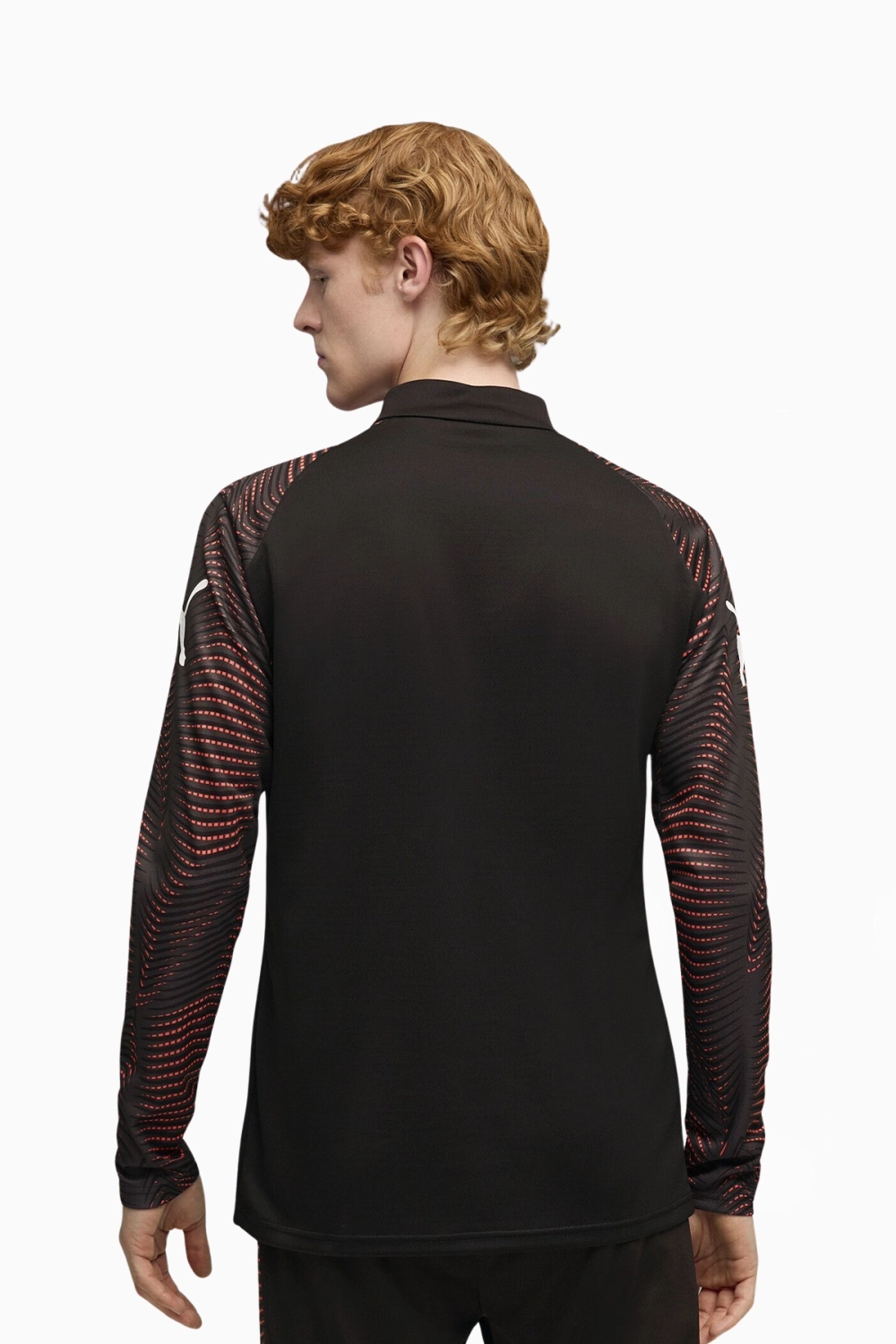 Кофта Puma IndividualFINAL 1/4 Zip Top - черный