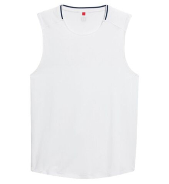 Мужская теннисная футболка Wilson Elite Performance - bright white