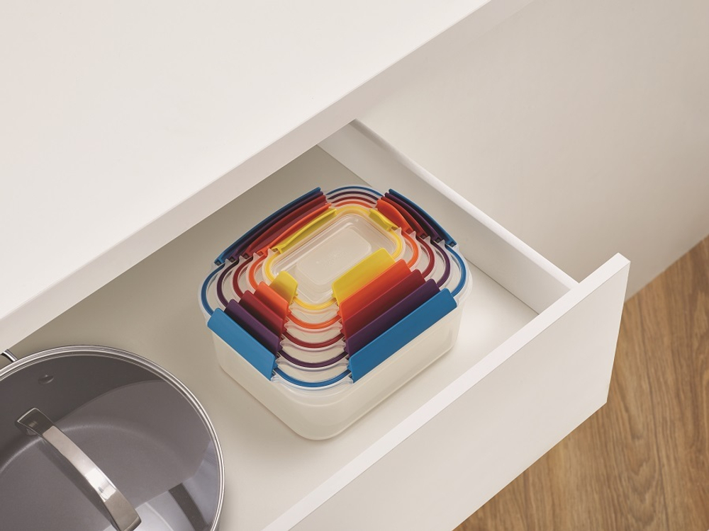 Набор контейнеров nest lock, разноцветный, 5 шт.