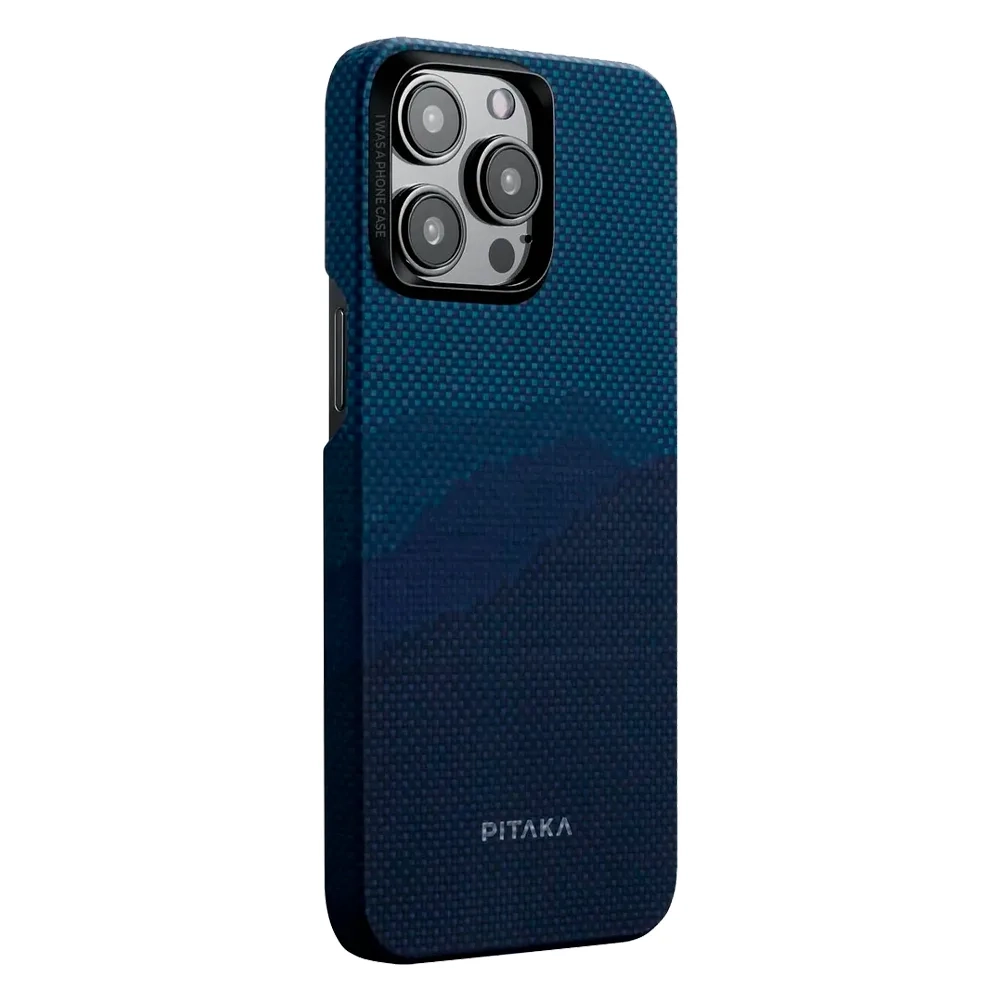 Чехол из арамидного волокна с поддержкой MagSafe PITAKA MagEZ Case Pro 4 для iPhone 15 Pro, Over The Horizon