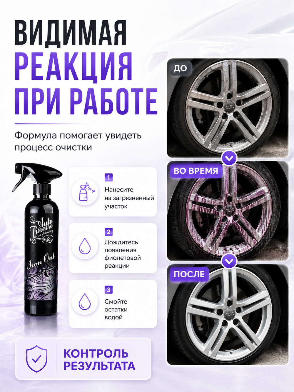 Auto Finesse Очиститель от железных вкраплений Iron Out 500мл