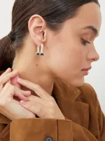 СЕРЬГИ "STATEMENT 2 IN 1"