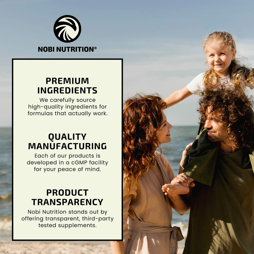 Nobi Nutrition, чистая моринга, 5000 мг, 60 капсул
