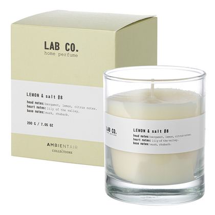 Свеча ароматическая 40ч Ambientair Lab Co Lemon&Salt