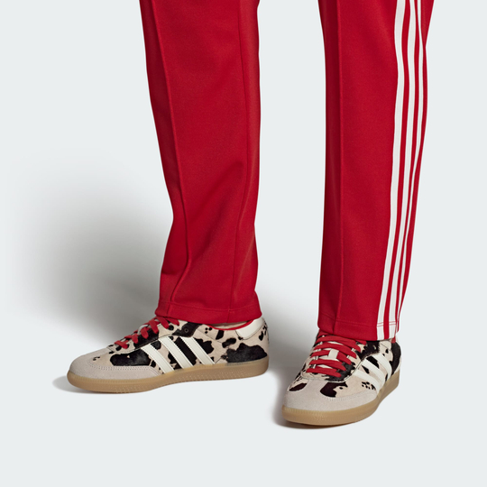 ADIDAS Кроссовки Samba OG с анималистическим принтом, белый/черный