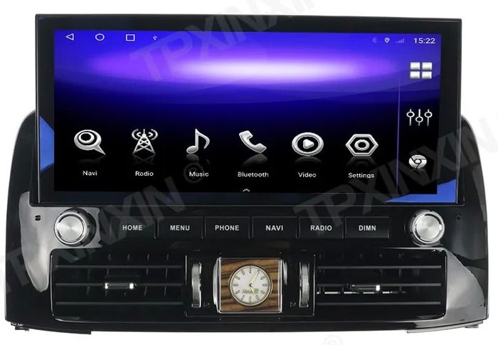 Магнитола для Lexus GX470 J120, Toyota Land Cruiser Prado 120 (климат на большом экране) - Kuberg ZH-T1214H монитор 12.3" на Android 12, Быстрая, CarPlay, 4G SIM-слот