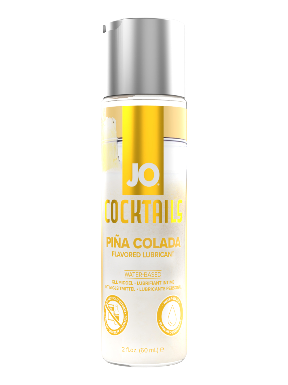 JO Cocktails PINA COLADA - Оральный лубрикант со вкусом коктейля Пина Колада, 60 мл