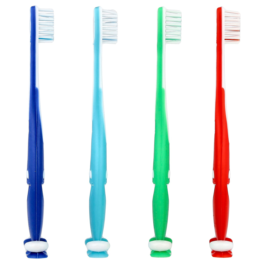 Brush Buddies, Smart Care, детская зубная щетка, упаковка с 4 щетками