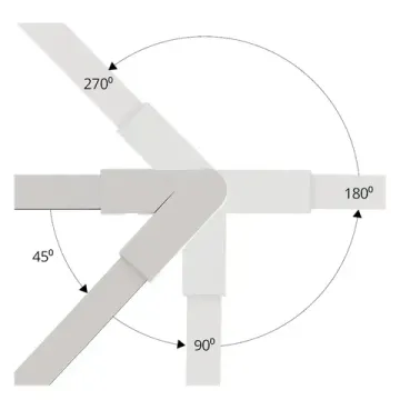 Коннектор поворотный для накладного шинопровода A613833R белый Rapid-Accessories Arte Lamp