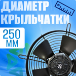 Вентилятор осевой YWF4E-250B (Нагнетание)