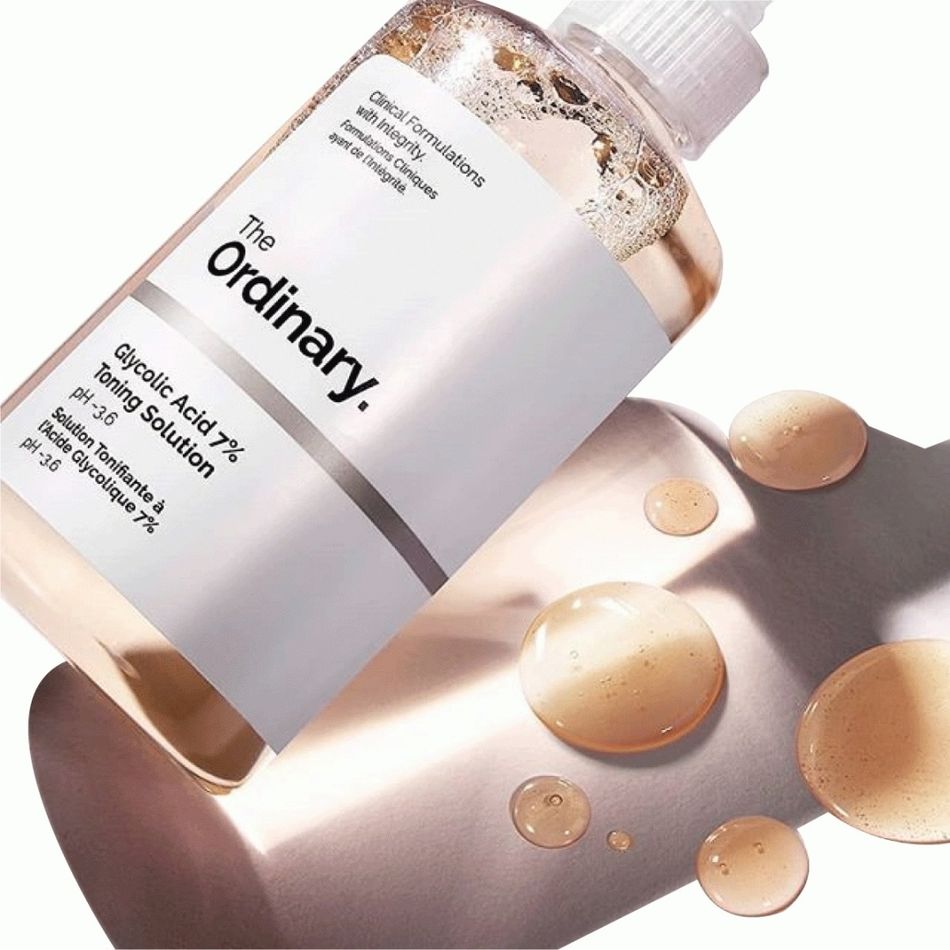 Веганский пилинг-тоник с 7% гликолевой кислоты The Ordinary Glycolic Acid 7% Exfoliating Toner 240мл