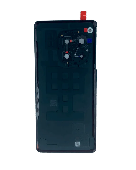 Задняя крышка для OnePlus 12R 5G черная (Iron Gray) со стеклом камеры