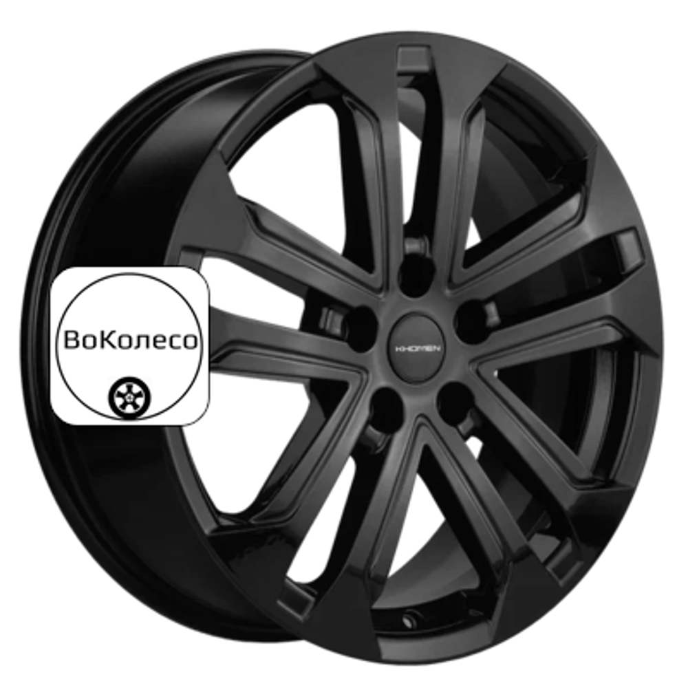 7x18/5x108 ET45 D60,1 KHW1803 (Chery Tiggo 3/Tiggo 3 Pro) Black Khomen Wheels