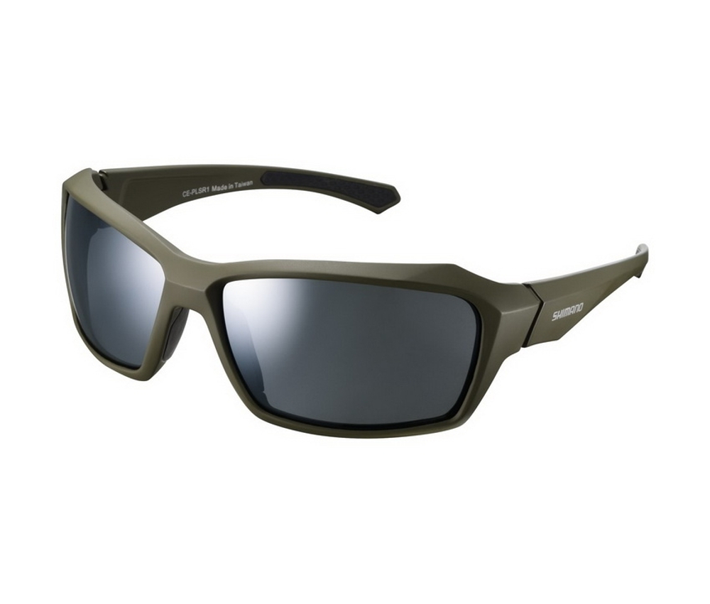 Велоочки Shimano, CE-PLSR1MR, PULSAR, мат олив/серебр ECEPLSR1MRMG2