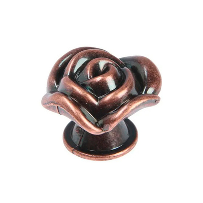 Ручка кнопка Rose 01 медь 4647192