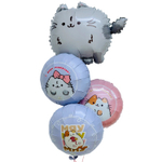 Фигурка ПушМяу Кошка серая 26" ВЗ