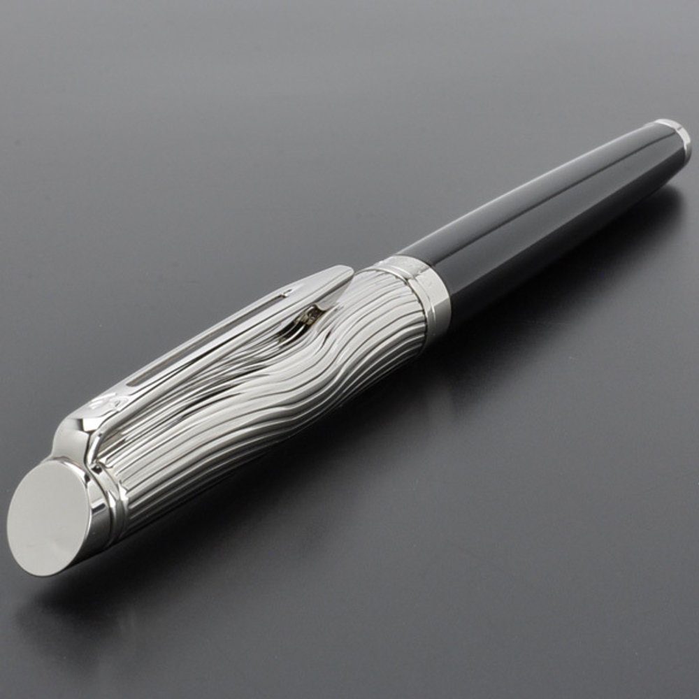 Ручка-роллер Waterman Hemisphere Deluxe, цвет: Black CT, стержень: Fblack