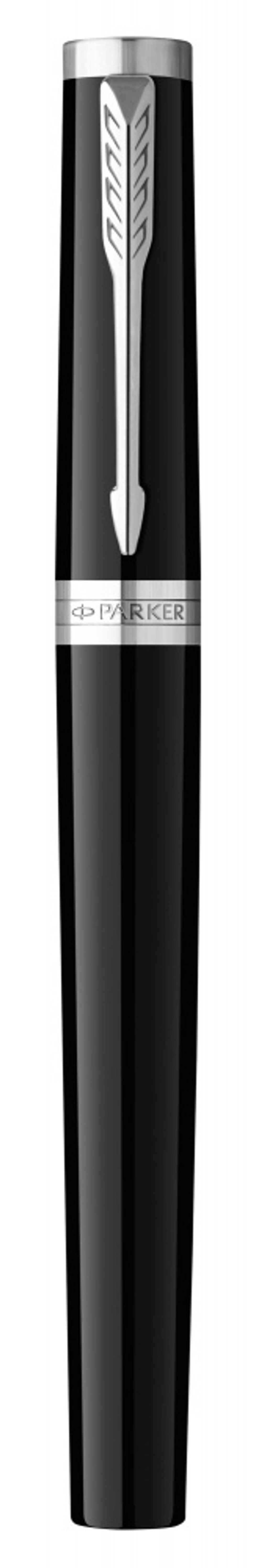 Перьевая ручка Parker "Ingenuity Black CT" перо: F, цвет чернил: blue/black, в подарочной упаковке.