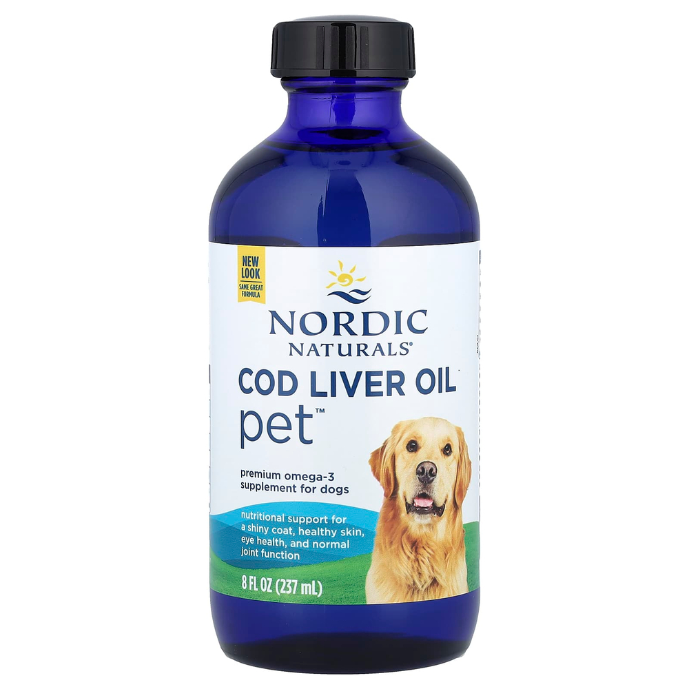 Nordic Naturals, Cod Liver Oil Pet™, для собак, 237 мл (8 жидк. унций)