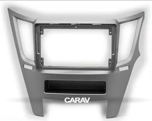 Комплект рамки с разъёмами 9" Subaru Legacy, Outback 2009-2014 серая правый руль