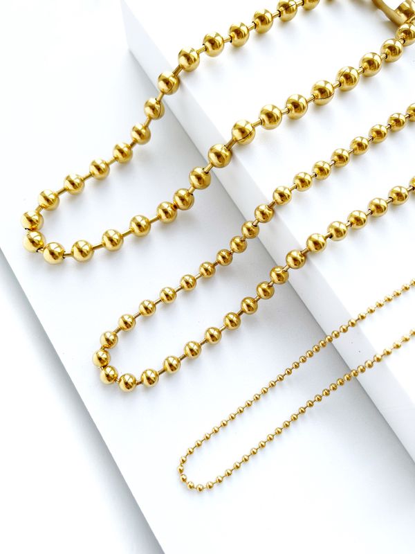 Цепь Perlina 8 мм ( Gold tone )