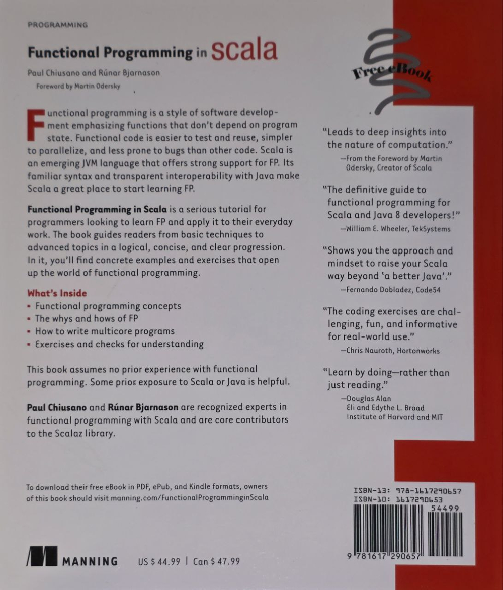 Functional Programming in Scala, Second Edition