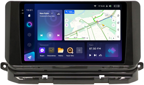 Магнитола для Skoda Octavia A8 2020-2024+ (поддержка климата, тест МСК) - Teyes CC3-2K QLed Android 10, Быстрая, SIM-слот, CarPlay