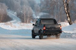 Бампер силовой задний BMS BAIKAL для УАЗ Пикап 2008-2026