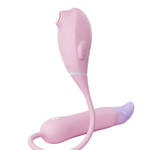 Двусторонний гибкий вибромассажер с вакуумной стимуляцией BeYourLover Ariel Mermaid Dual Stimulator with Suction, Waving Motion & Vibration for G-Spot & Clitoral Stimulation