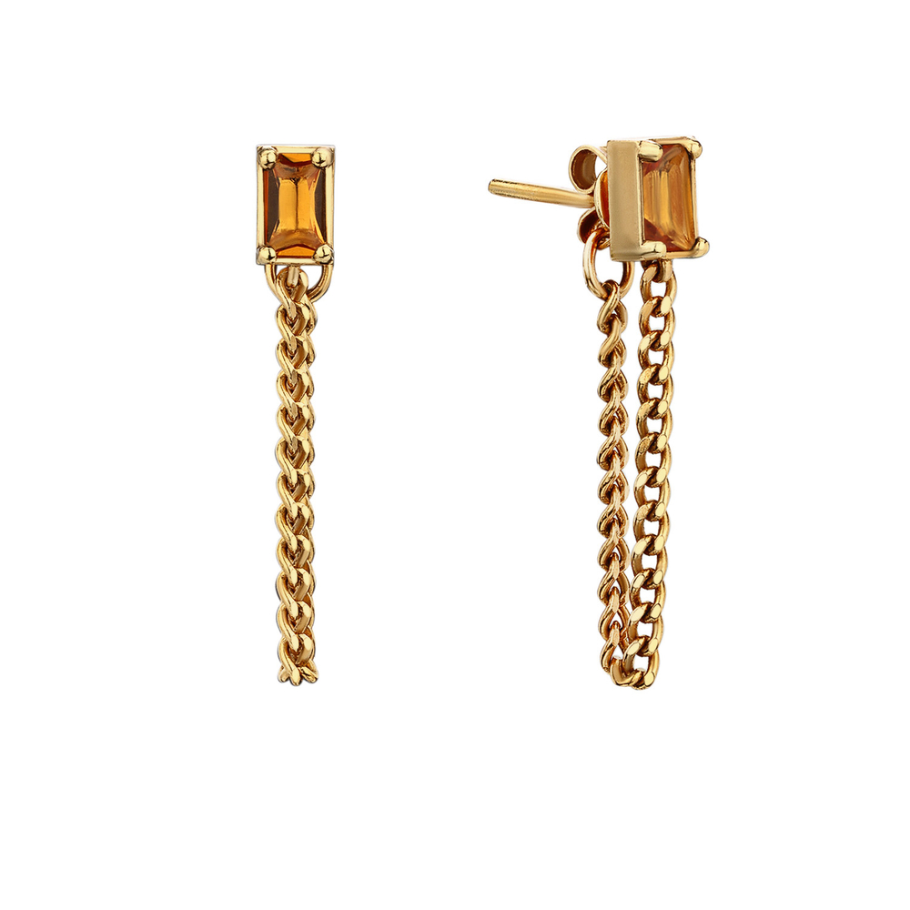 earrings_crystal chain_golden__yellow_1_однотон