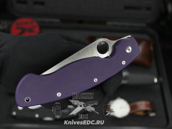 Складной нож Steelclaw Боец-3, фиолетовая рукоять - сталь D2