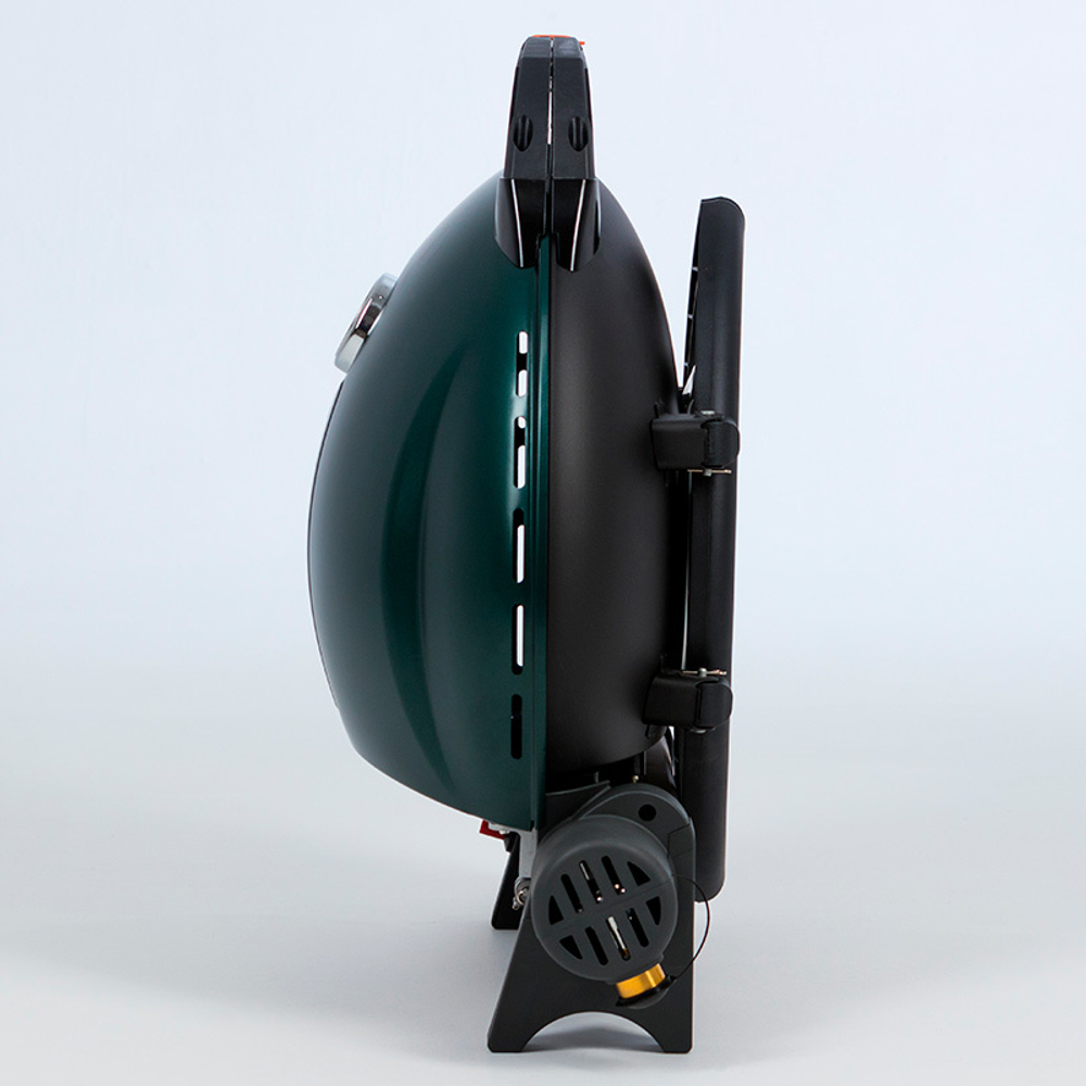 Гриль газовый O-GRILL 900МT bicolor черный-зеленый (в комплекте адаптер тип А)