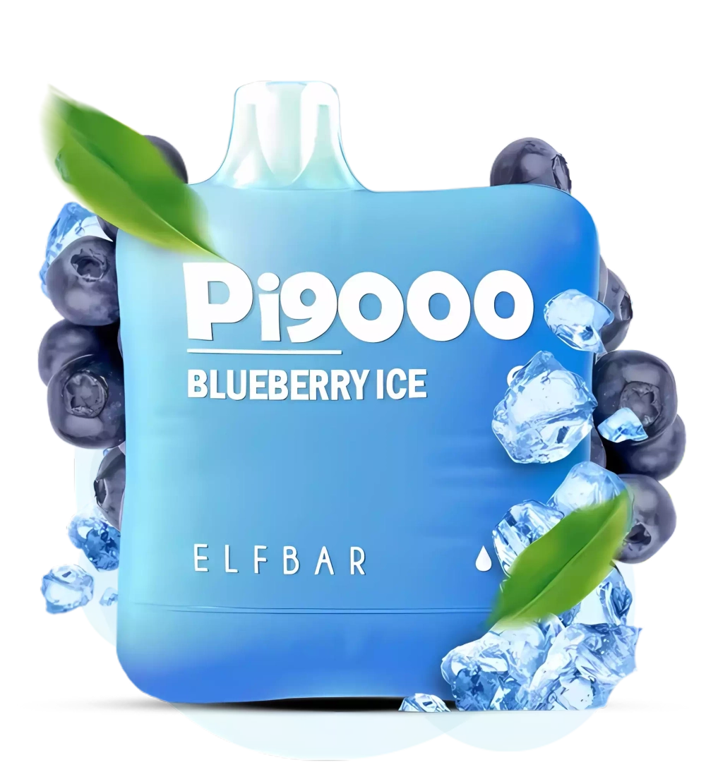 Elf Bar Pi9000 - Blueberry Ice (nic 5%)